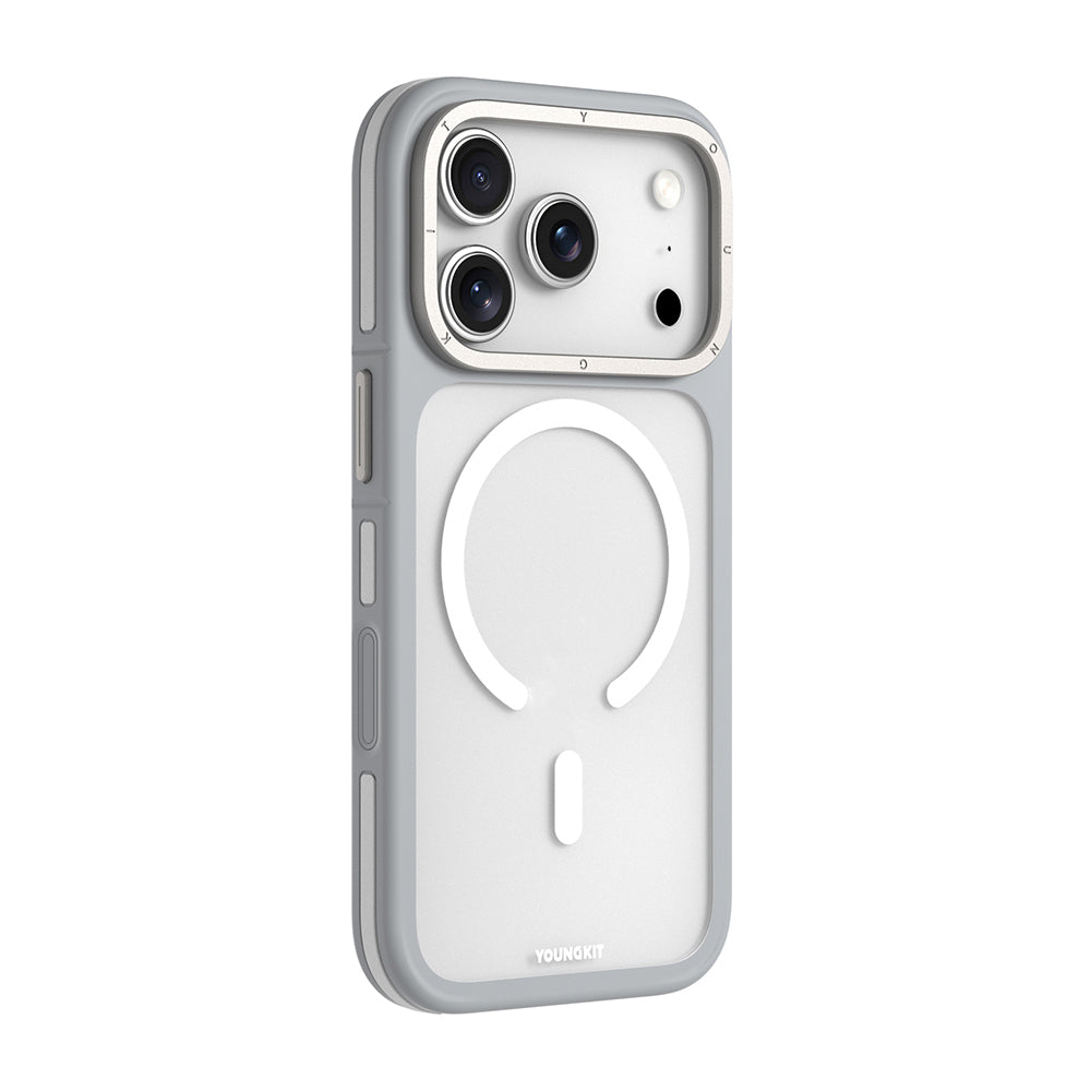 Youngkit Rock Sand Serisi iPhone 17 Pro M-safe Telefon Kılıfı Youngkit Rock Sand Serisi iPhone 17 Pro M-safe Telefon Kılıfı